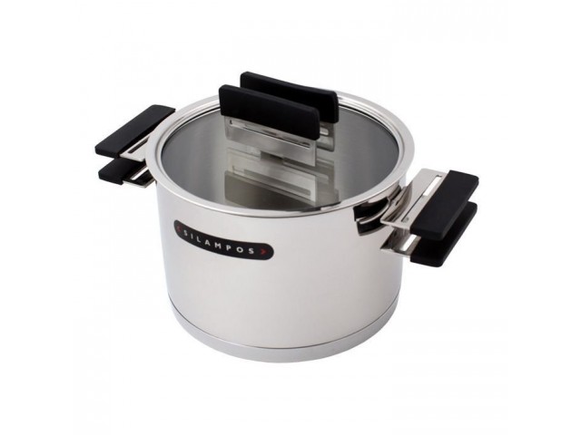 Кастрюля Silampos РЭЙНБОУ 2,55л (20см) черный цвет