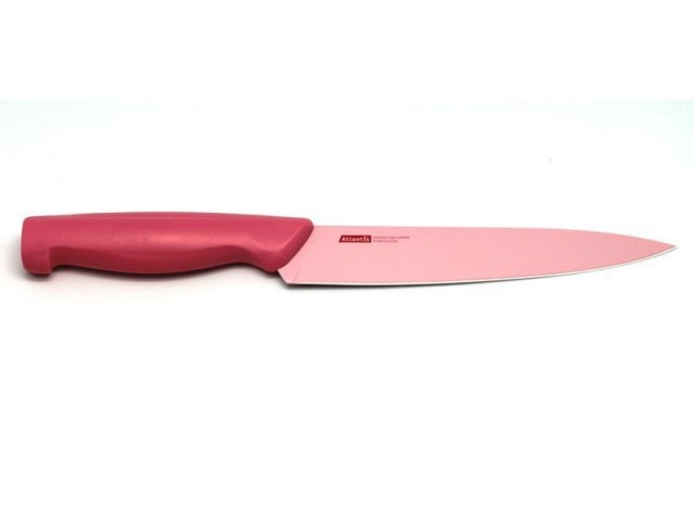 Нож для нарезки Microban 18,0см Розовый