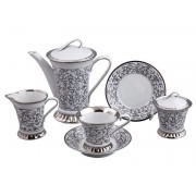 Сервиз чайный Rudolf Kampf Византия C936 на 6 персон 15 предметов в подарочном коробе