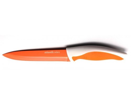 Нож кухонный Atlantis 13см Оранжево-белый