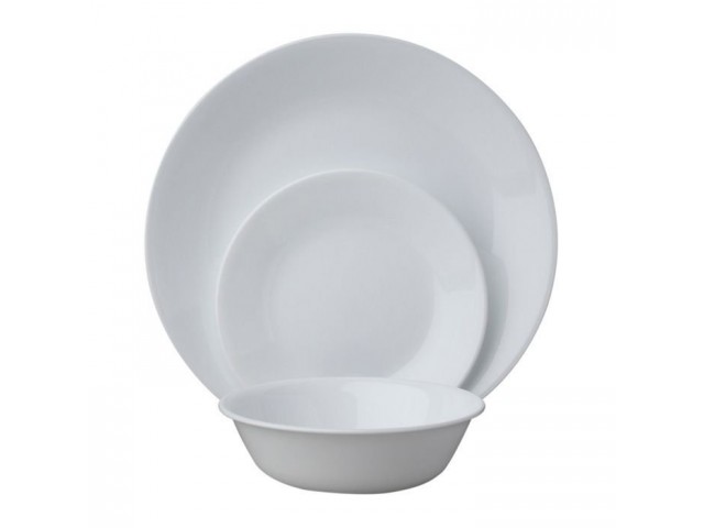 Набор столовой посуды Corelle Winter Frost White на 6 персон 18 предметов