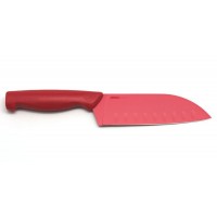Нож кухонный сантоку Microban 13см Красный