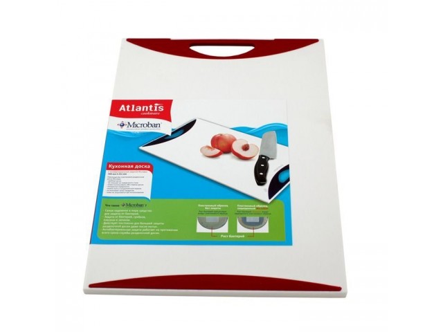 Кухонная доска Microban VOLTA 37*25см Белый