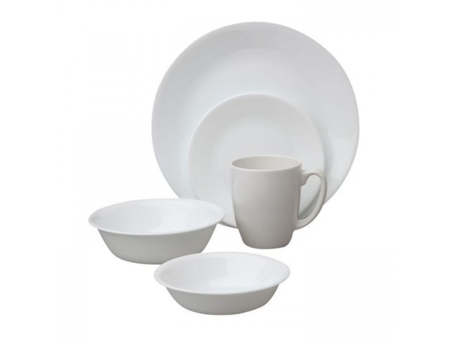 Набор столовой посуды Corelle Winter Frost White на 6 персон 30 предметов