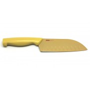 Нож кухонный сантоку Microban 13см Желтый