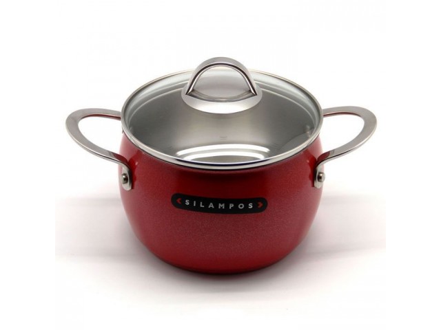Глубокая кастрюля Silampos ОКЕАН РЭД 2,4л (16см)