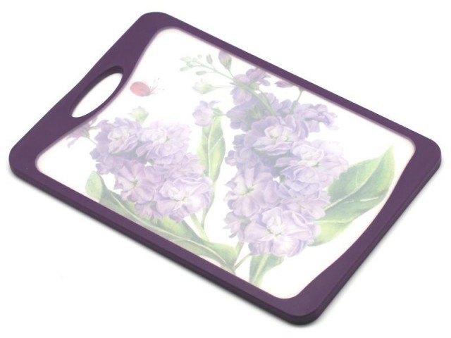 Кухонная доска Microban FLUTTO Сирень 29*20см