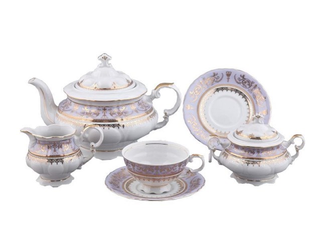 Сервиз чайный Rudolf Kampf Национальные Традиции 238А на 6 персон 15 предметов в подарочном коробе