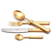 Набор столовых приборов FONTAINEBLEAU GOLD матовый 24 предмета