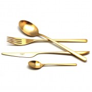 Набор столовых приборов ICON GOLD матовый 24 предмета