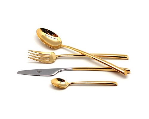 Набор столовых приборов MEZZO GOLD 24 предмета