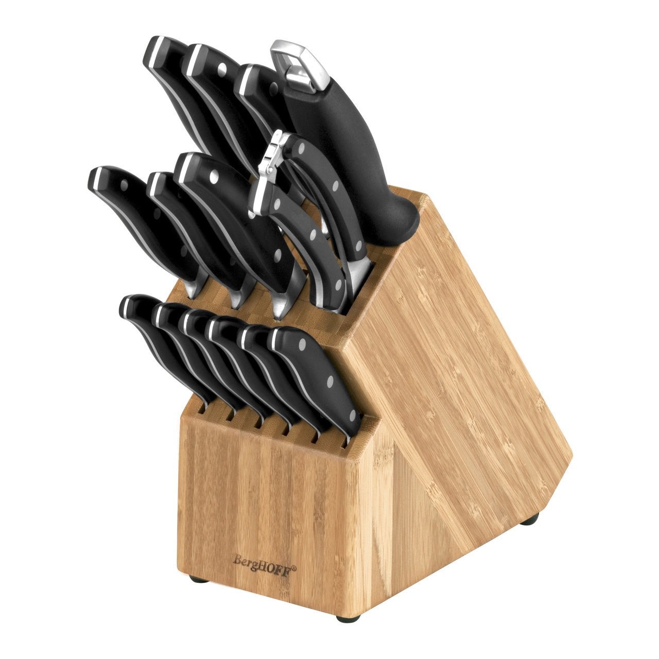 Недорогие кухонные ножи. Набор ножей 15 предметов BERGHOFF (1307144). Набор ножей Бергофф. BERGHOFF Essentials набор ножей 15 пр 1307144. Набор ножей Gipfel Baron 6665.